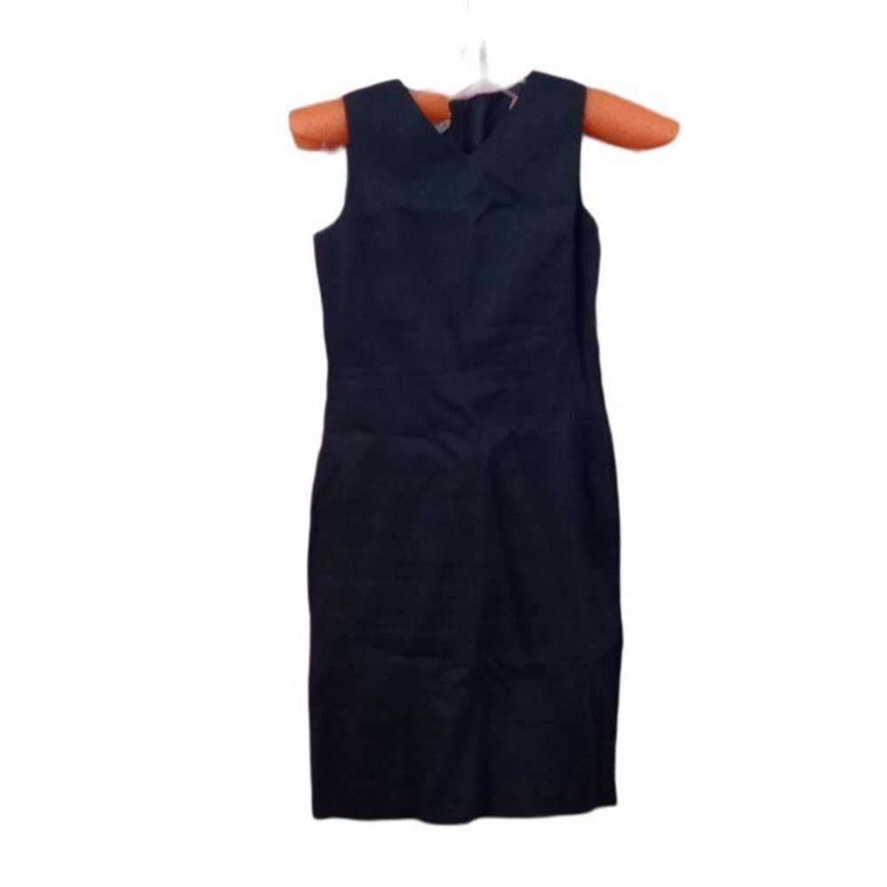 Talbot's black cocktail dress sheath size 6